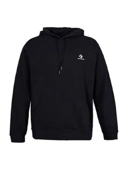 Толстовка go-to embroidered star chevron standard-fit pullover hoodie 'black' Converse — изображение 1 из 1, черный