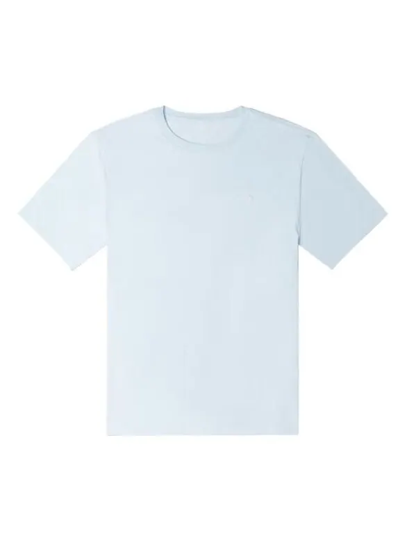 Футболка go-to embroidered star chevron standard-fit t-shirt 'light blue' Converse — изображение 1 из 2, светлый синий