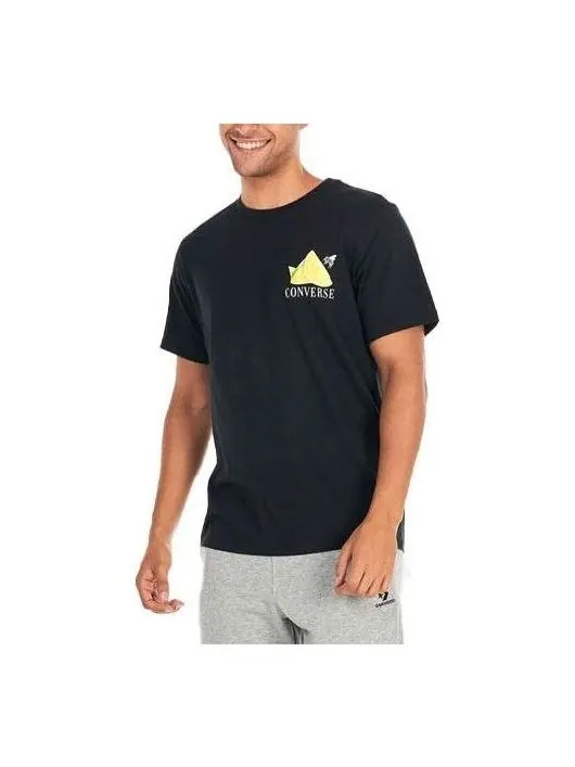 Футболка fresh lemon tee 'black' Converse — изображение 1 из 1, черный