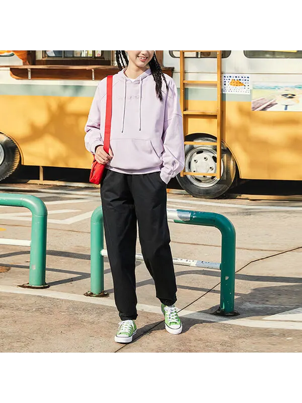 Свитер logo embroidery knitting hoodie purple Converse — изображение 3 из 4, фиолетовый