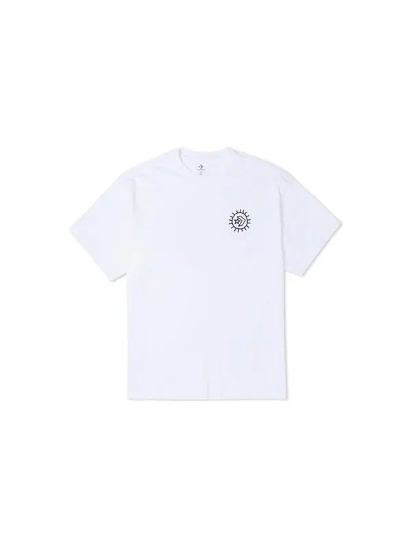 Футболка inverted desert graphic t-shirt 'white' Converse — изображение 2 из 2, белый