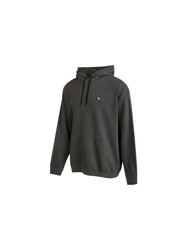 Толстовка go-to chuck taylor sneaker patch loose fit hoodie 'black' Converse — изображение 3 из 3, черный