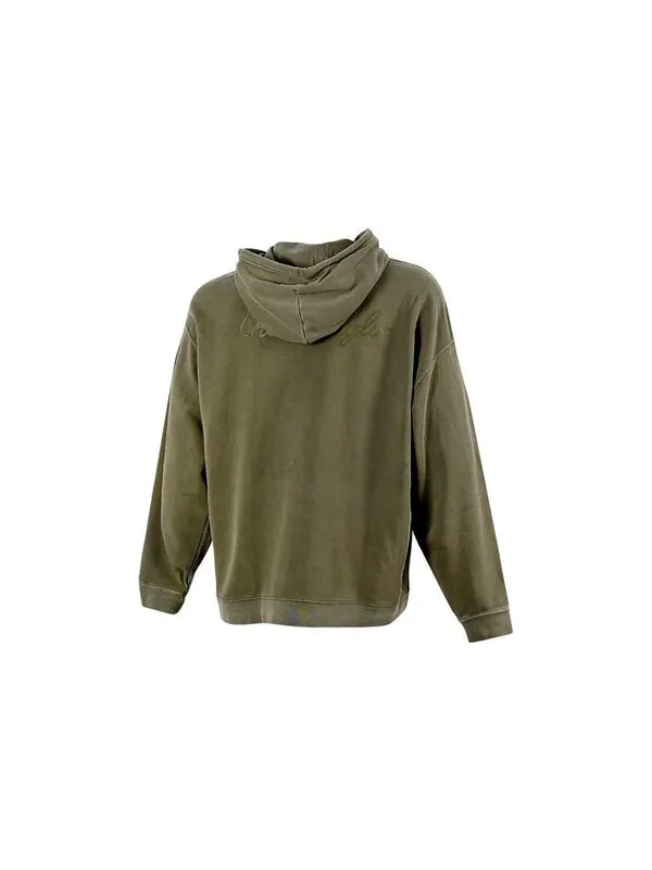 Толстовка go-to chuck taylor sneaker patch loose fit hoodie 'olive green' Converse — изображение 2 из 2, оливковый зеленый