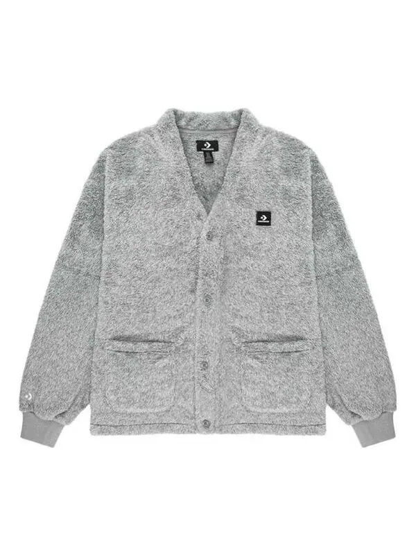 Куртка pile fur cardigan 'grey' Converse