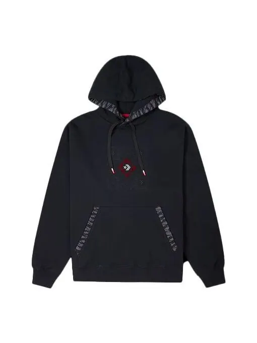 Толстовка Converse New Year Series Tiger Stripes Logo Embroidered Sports Black — изображение 1 из 2, черный