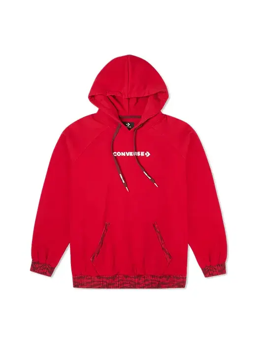 Свитер new year series tiger stripes hoodie red Converse