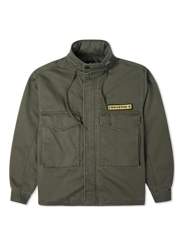 Куртка military pack m65 jacket 'olive green' Converse — изображение 1 из 2, оливковый зеленый