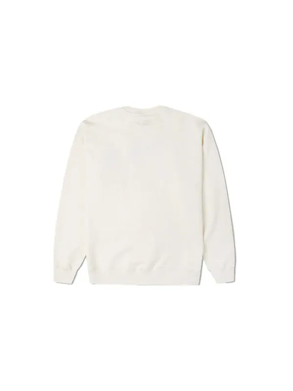 Толстовка Converse New Year Series TIGER Pattern Round Neck Sports 'Milk White' — изображение 2 из 4, белый