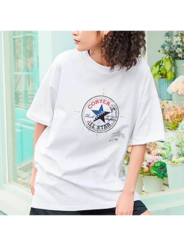 Футболка chuck anatomy oversized tee 'white' Converse — изображение 4 из 4, белый