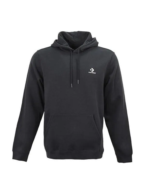 Толстовка go-to embroidered star chevron standard fit hoodie 'black' Converse — изображение 1 из 1, черный