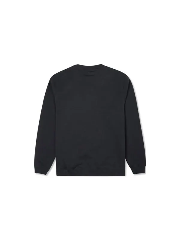 Свитер go-to embroidered star chevron brushed back fleece crew sweatshirt 'black' Converse — изображение 2 из 2, черный