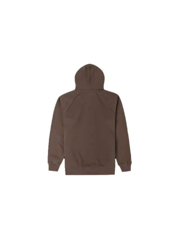 Толстовка raglan elevated hoodie 'brown' Converse — изображение 2 из 2, коричневый
