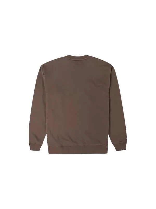 Свитер chain stitch elevated cardigan pullover 'brown' Converse — изображение 2 из 2, коричневый