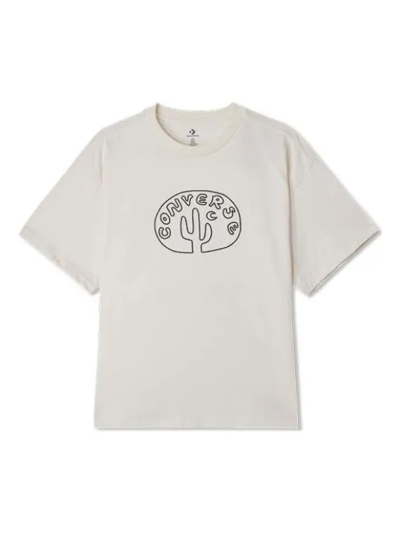 Футболка desert adventures graphic tee 'beige' Converse — изображение 1 из 2, бежевый