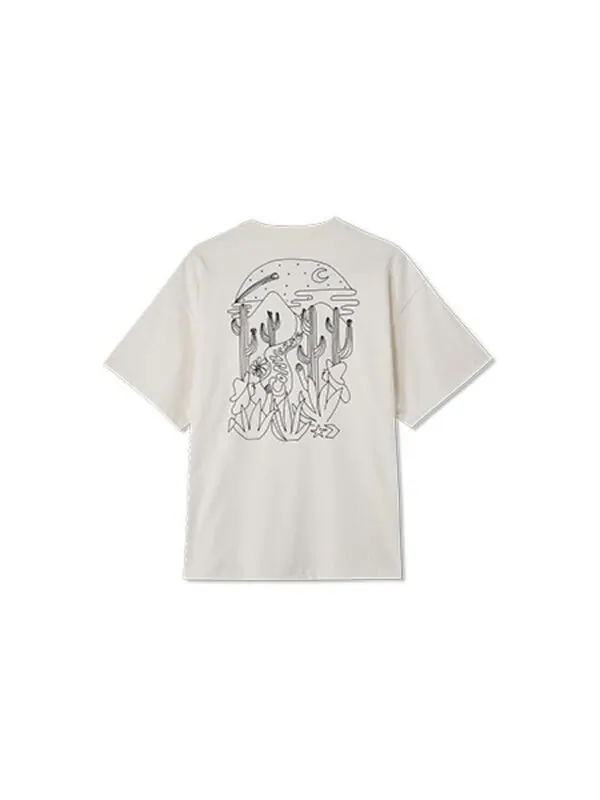 Футболка desert adventures graphic tee 'beige' Converse — изображение 2 из 2, бежевый