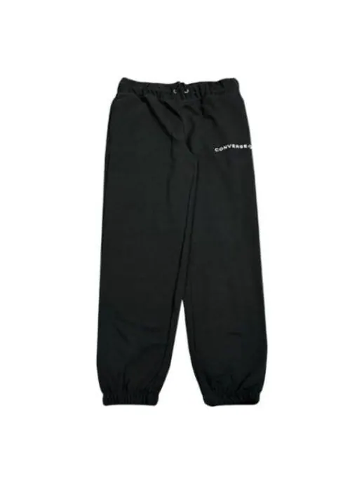 Брюки logo sweatpants 'black' Converse — изображение 1 из 4, черный