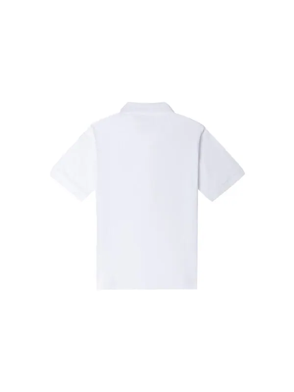 Рубашка поло shoe patch polo shirt 'white' Converse — изображение 2 из 2, белый