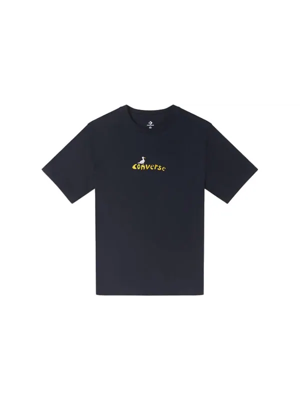 Футболка lighthouse t-shirt 'black' Converse — изображение 2 из 2, черный