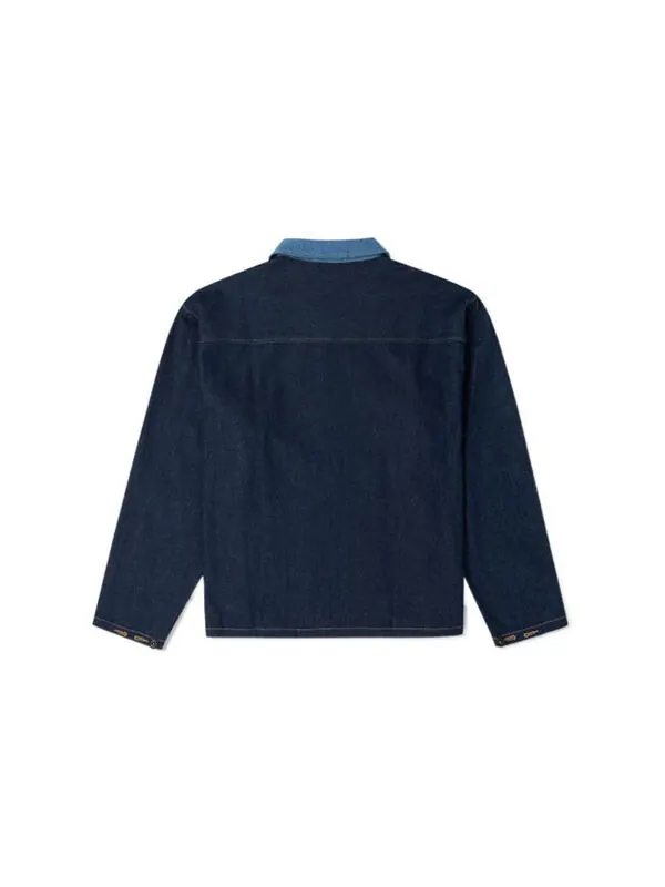 Куртка denim shirt jacket 'night indigo' Converse — изображение 2 из 2, синий