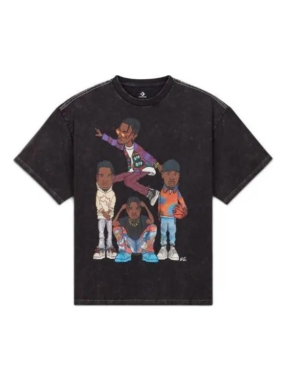 Футболка shai gilgeous-alexander player t-shirt 'black' Converse — изображение 1 из 1, черный