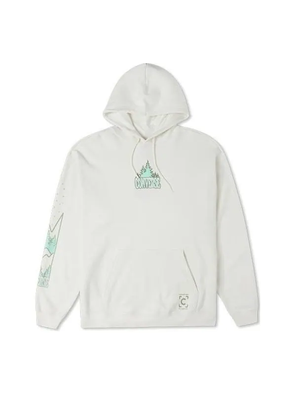 Толстовка counter climate hoodie 'white' Converse — изображение 1 из 4, белый