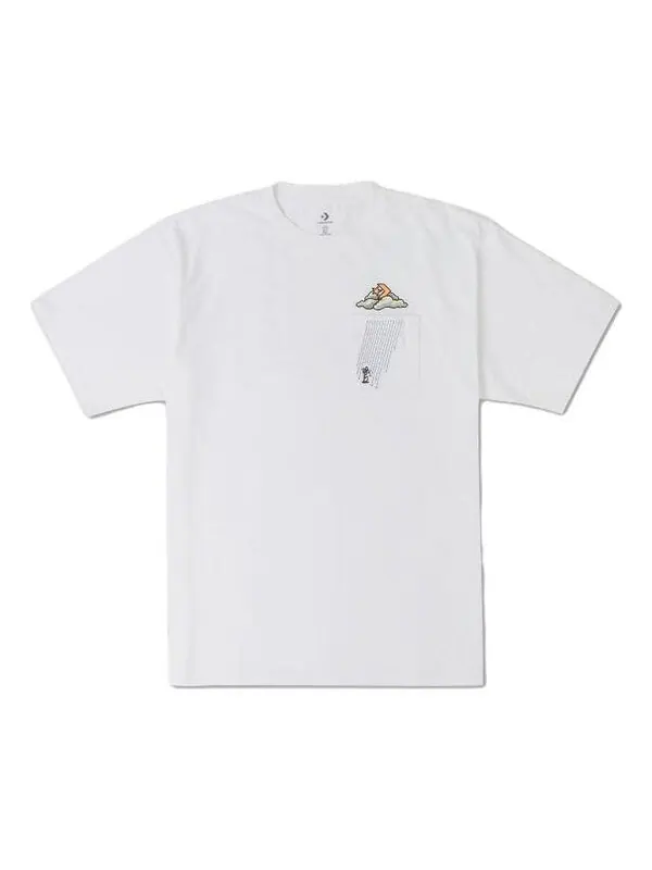 Футболка novelty cloud pocket tee 'white' Converse — изображение 1 из 1, белый