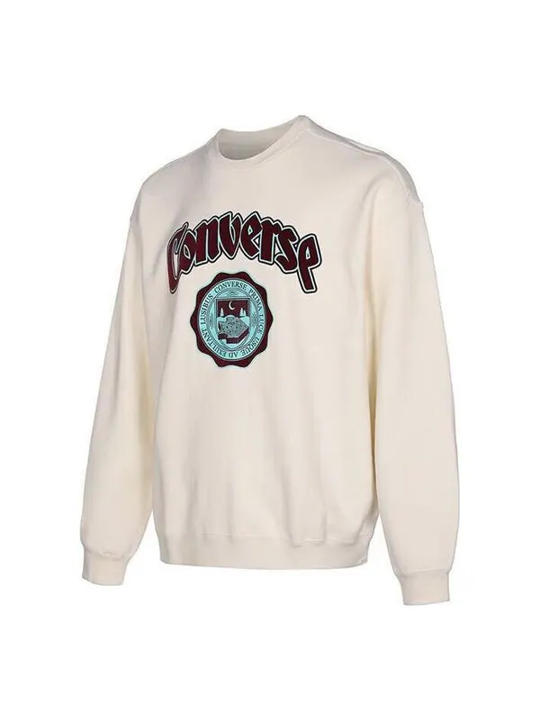 Свитер university crew sweatshirt 'white' Converse