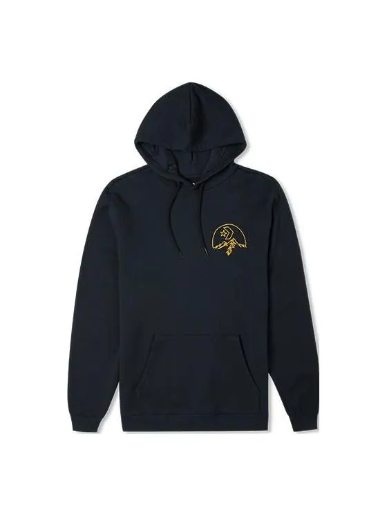 Толстовка mountain logo hoodie 'black' Converse — изображение 1 из 4, черный