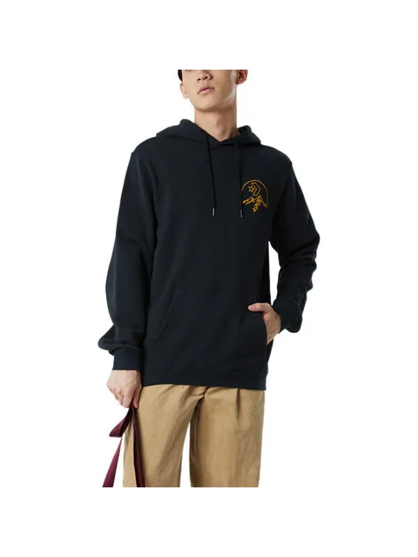 Толстовка mountain logo hoodie 'black' Converse — изображение 3 из 4, черный