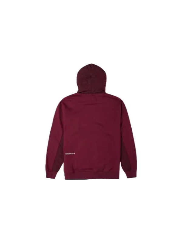 Толстовка cozy utility hoodie 'burgundy' Converse — изображение 2 из 2, бордовый