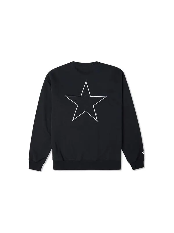 Свитер cozy utility crew 'navy' Converse — изображение 2 из 2, темно-синий