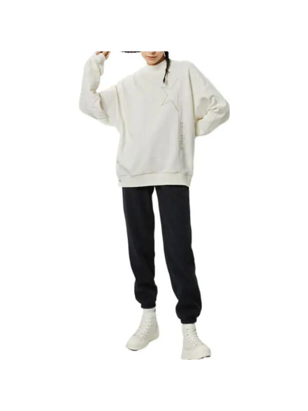 Свитер cozy utility crew 'white' Converse — изображение 3 из 4, белый