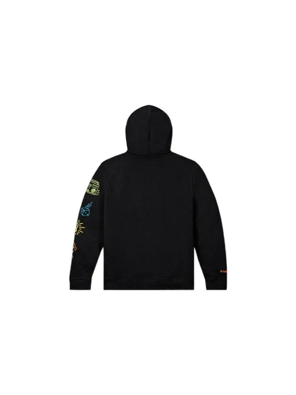 Толстовка x keith haring fleece hoodie 'black' Converse — изображение 2 из 2, черный