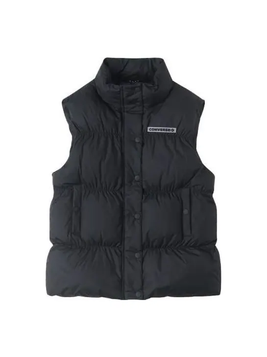 Жилет (WMNS) Converse Super Puffer Vest 'Black' — изображение 1 из 2, черный