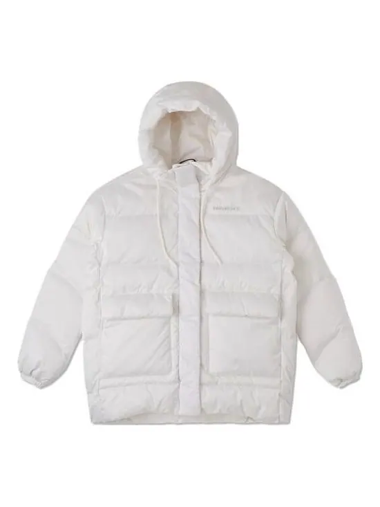 Куртка fashion mid down jacket 'white' Converse — изображение 1 из 1, белый