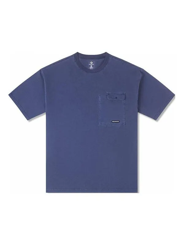 Футболка transitional utility tee 'navy' Converse — изображение 1 из 2, темно-синий