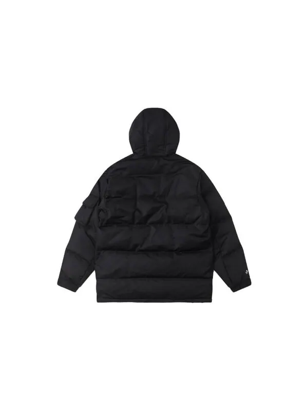 Куртка premium mid down jacket 'black' Converse — изображение 2 из 2, черный