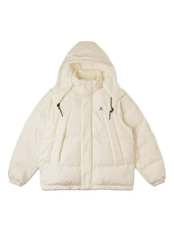 Куртка premium short down jacket 'egret' Converse — изображение 1 из 2, бежевый