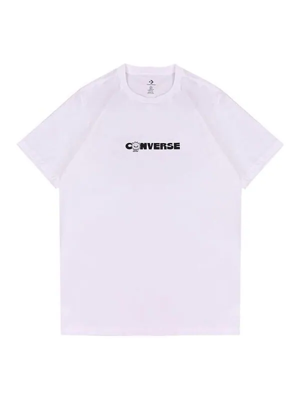 Футболка earth moon sun short sleeve t-shirt 'white' Converse — изображение 1 из 1, белый