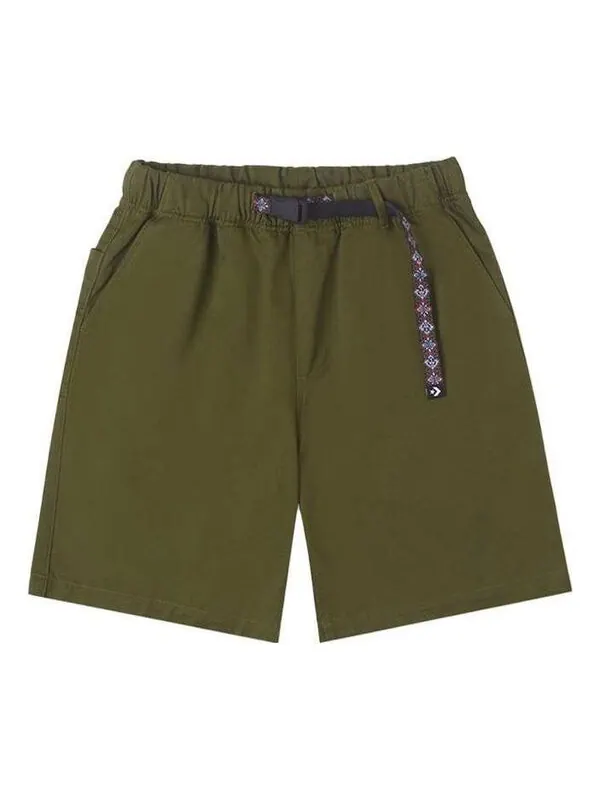 Шорты elevated lightweight cargo short 'olive green' Converse — изображение 1 из 2, оливковый зеленый
