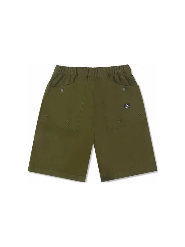 Шорты elevated lightweight cargo short 'olive green' Converse — изображение 2 из 2, оливковый зеленый