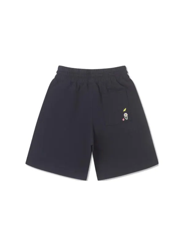 Шорты logo mid length knit short 'black' Converse — изображение 2 из 2, черный
