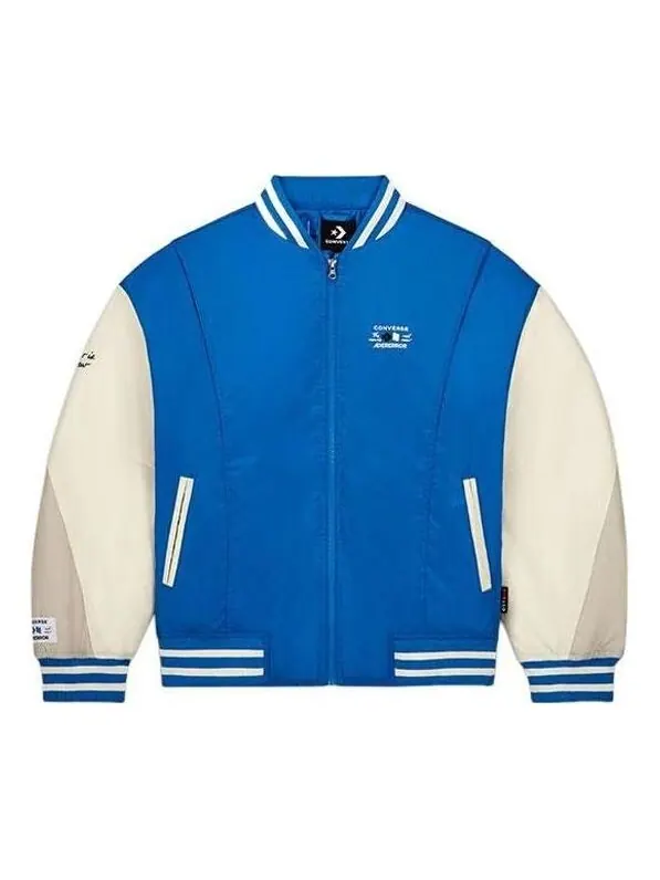 Куртка x ader error shapes varsity jacket 'cobalt' Converse — изображение 1 из 4, синий