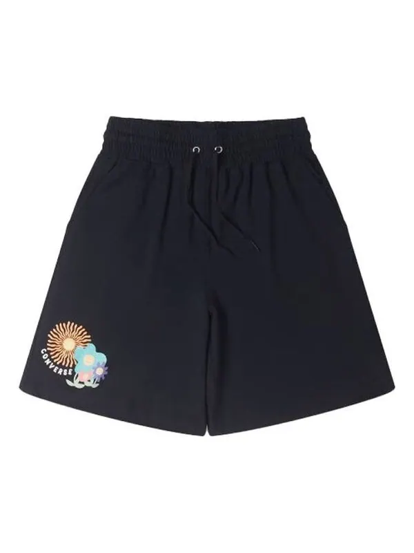 Шорты grow together knit shorts 'black' Converse