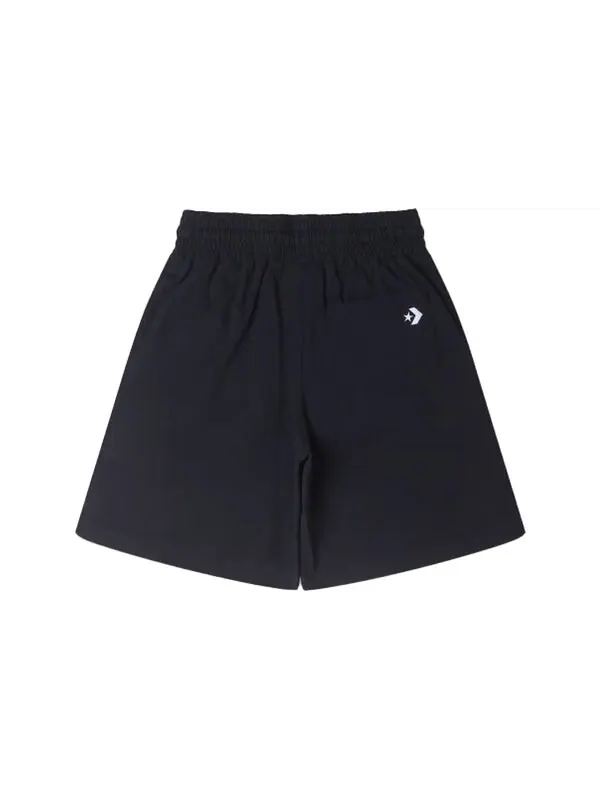 Шорты grow together knit shorts 'black' Converse — изображение 2 из 2, черный