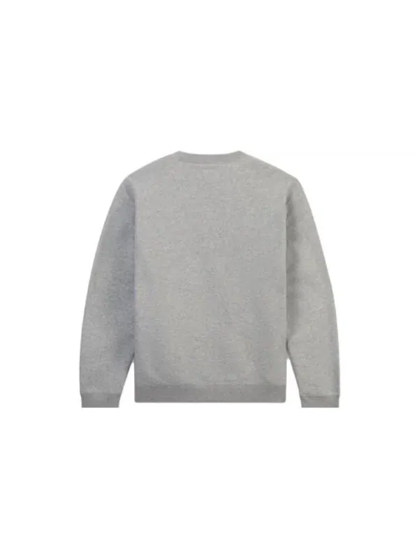 Свитер go-to all star patch standard-fit fleece crew sweatshirt 'vintage grey heather' Converse — изображение 2 из 2, серый