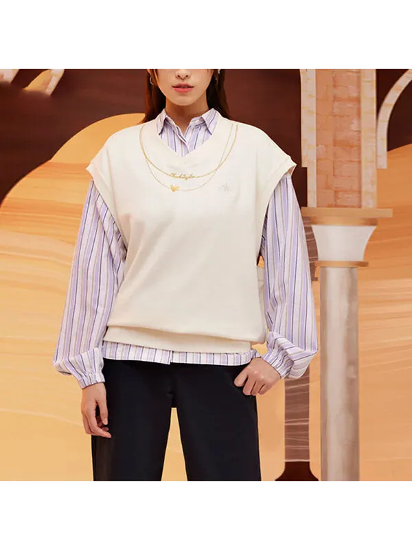 Жилет radiating love vest 'white' Converse — изображение 3 из 4, белый