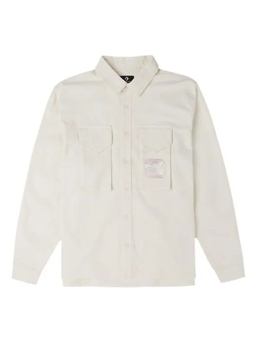 Рубашка Converse YOTR Woven Shirt 'Egret' — изображение 1 из 2, белый