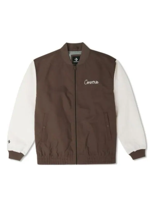 Куртка chain stitch woven jacket 'earthy brown' Converse
