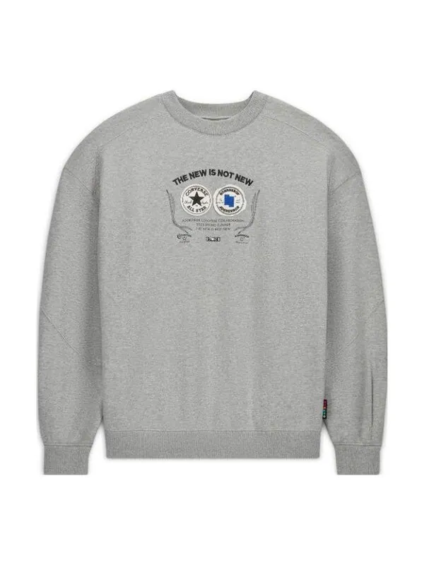 Свитер x ader error shapes crew sweatshirt 'vintage grey heather' Converse